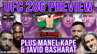 #UFC286 Preview, Gameshow with Manel Kape and Javid Basharat | RTS. 94
