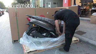 unboxing the SYM Symphony ST 200i