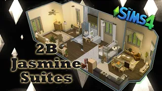 Sims 4 Apartment Renovation | 2B Jasmine Suites - San Myshuno | Speed Build | no cc