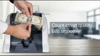 This money counter can handle street quality bills easily