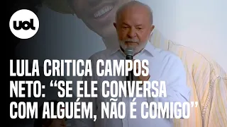 Lula diz que os juros ainda estão altos e volta a criticar Campos Neto: 'Vamos continuar brigando'