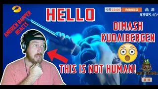 [ Rapper Explodes! ] Dimash Kudaibergen - Hello REACTION | This is NOT HUMAN!