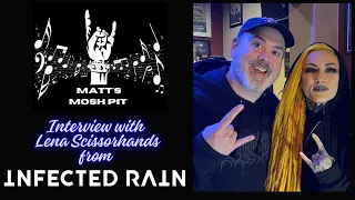 Interview with LENA SCISSORHANDS from INFECTED RAIN