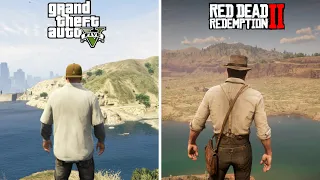 GTA 5 Vs RDR 2 - Which one is Better ? Part 3