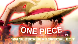 『〽️ortals』One Piece-Edition🎩|100 SUBSCRIBERS SPECIAL🌟【EDIT/AMV】[4K] EDIT❤️‍🔥