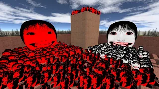 NEW NICO'S OBUNGA FAMILY and MUNCI FAMILY and NIGHTMARE NICO in MAZE!! Nextbot - Garry's Mod! #2