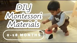 DIY Montessori Baby Materials — 0-18 Months