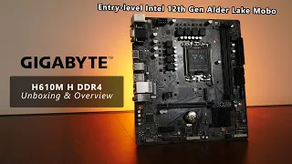 Unboxing & Overview: Gigabyte H610M H DDR4 - Entry-level Intel 14th Gen Motherboard?