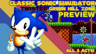 A preview of my Green Hill Zone Remake! | Classic Sonic Simulator (Test Server)