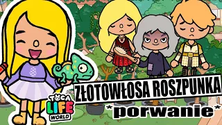 Toca Boca 👩‍🦳 Złotowłosa ROSZPUNKA została PORWANA 👩‍🦳 historyjki #tocaboca