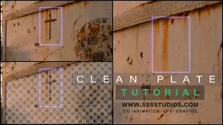 nuke tutorial | clean plate | roto paint.