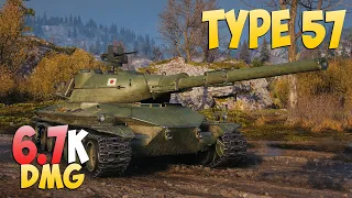 Type 57 - 6 Kills 6.7K DMG - Lots of medals! - World Of Tanks