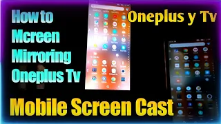 OnePlus Tv Y Series | How to Cast Connecting in Mobile | Connect to Phone Cast Screen