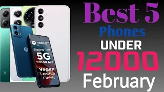 Best 5 phones Under 12000 Budget February 2024 || Best 5 Value For Money Phones #gaming