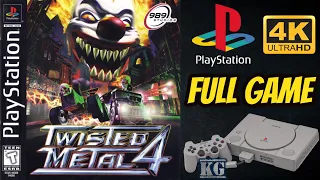 Twisted Metal 4 | PS1 | 4K60ᶠᵖˢ UHD🔴| Longplay Walkthrough Playthrough Full Movie Game