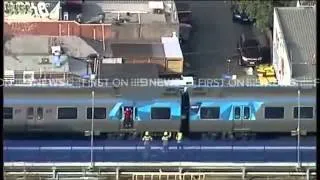 9RAW: Man electrocuted on train roof