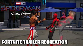 SPIDER-MAN: NO WAY HOME - Fortnite Trailer Recreation