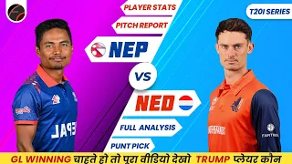 NEP VS NED Dream11 Prediction | NEP VS NED | Nepal VS Netherlands T20I