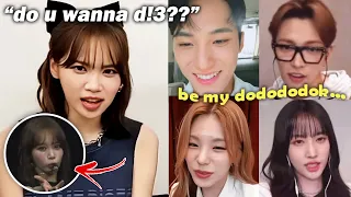 More Kpop Idols imitating Chaewon's VIRAL 'kim dodok' meme (Mingyu, Yeji, ATEEZ, STAYC) | PART 2