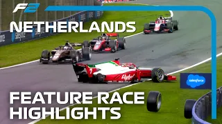F2 Feature Race Highlights | 2023 Dutch Grand Prix