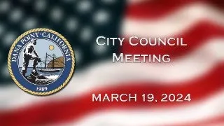 City Council Meeting: March 19, 2024