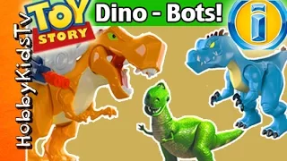 Imaginext DINO-BOTS Toy Review with Surprise Eggs