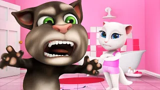 Talking Tom - Whack-a-Mouse - Episode 102 Compilation - Super Toons TV Cartoons