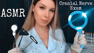 ASMR 👩‍⚕️ RELAXING CRANIAL NERVE EXAMINATION [+Sub]😴 АСМР НЕВРОЛОГ