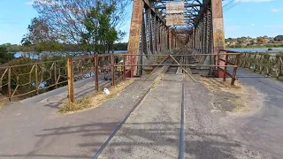 Ponte Férrea que liga cidade de Pirapora/MG a  Buritizeiro/MG