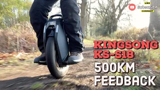 Kingsong KS-S18 - Review after 500km
