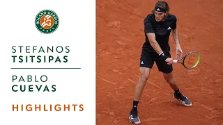 Stefanos Tsitsipas vs Pablo Cuevas - Round 2 Highlights I Roland-Garros 2020