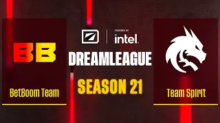 Dota2 - BetBoom Team vs Team Spirit - Game 1 - DreamLeague Season 21 - Group B