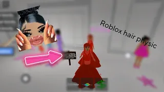 Roblox hair flip(gone wrong)😂