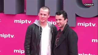 MIPTV Cannes April 2018 - Ylvis arriving on the pink carpet