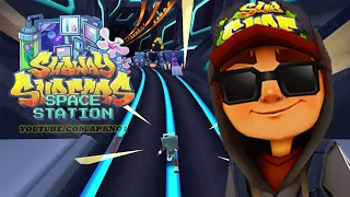 SUBWAY SURFERS GAMEPLAY PC HD 2021 - SPACE STATION - JAKE DARK OUTFIT STARCRUISER BOARD