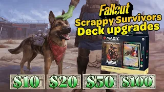 Precon Upgrade: 🦮 Scrappy Survivors 🐶 ☢️ MTG Fallout ☢️ deck.  $10, $20, $50, $100 options!