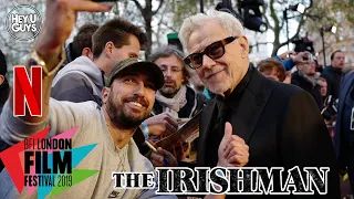 Harvey Keitel on working with Scorsese once more on The Irishman - LFF Premiere