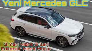 Yeni Mercedes GLC 3 Yarı Hibrit 3 Şarj Edilebilir Hibrit Motor