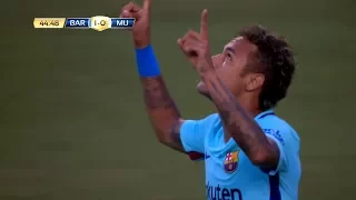 Neymar vs Manchester United - 26/07/2017 (Barcelona vs Manchester United 1-0)