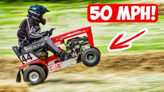 The INSANE World of Lawn Mower Racing!