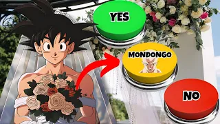 YES🟢or NO🔴 or MONDONGO🟡 Choose One BUTTON ANIME Version🍙🎌 Anime Quiz🔥