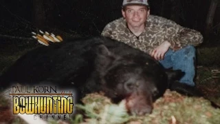 Black Bear with Bow in Ontario Canada archery hunting dangerous game with bows