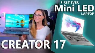 The First Mini LED Laptop - MSI Creator 17 review (HDR1000, 1000+ nits, FALD Backlight, 4K)