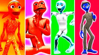 Patila VS Dame tu Cosita VS Alien Green VS Me Kemaste VS Crazy Frog Color dance challenge