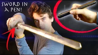 Make Riptide (Expandable Pen Sword) From Percy Jackson! - Full Metal, Low Cost Build