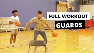 FULL Workout With College Guards | G2G Basketball