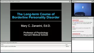 The Long-term Course of Borderline Personality Disorder