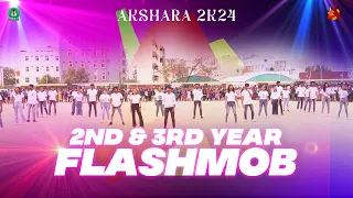 FLASHMOB by Juniors in Malla Reddy Engineering College | AKSHARA 2K24 Fest