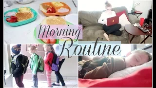 MORNING ROUTINE w/ 5 KIDS on a SCHOOL DAY