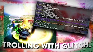 Trolling people with the GLITCH Aura [RAREST AURA] in Public Servers! | Sol's RNG